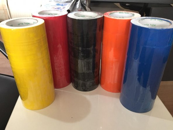 RENKLİ KOLİ BANTI - BANDI 45*100MT 6 ADET ÜCRETSİZ KARGO - 2