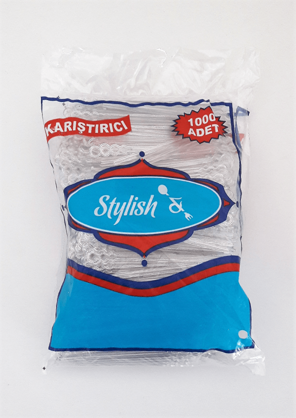 ŞEFFAF PLASTİK ÇAY KARIŞTIRICI 1000Lİ