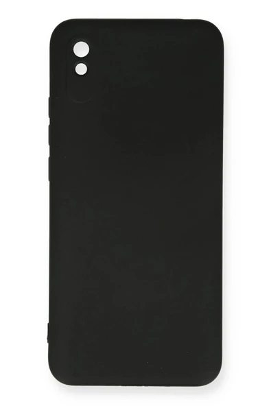 Xiaomi Redmi 9A Kılıf Nano içi Kadife Silikon - Siyah