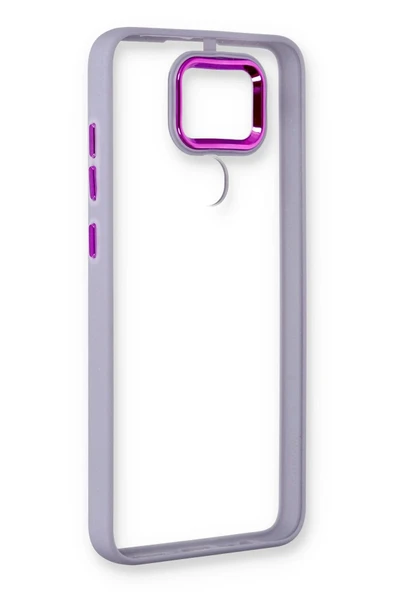 Xiaomi Redmi Note 9 Kılıf Dora Kapak - Lila - Resim 4