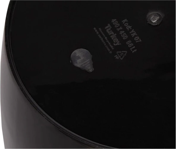 Omnipazar SO-YK07 Yakut Saksı Takımı Separetörlü 66 Litre Siyah 3 Adet - 4