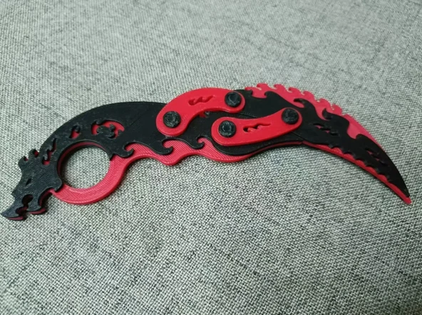 Ejderha Pençesi Şekilli Oyuncak Bıçak  Dekoratif Masaüstü Koleksiyonluk Hobi Ürünü Hediyelik - 3