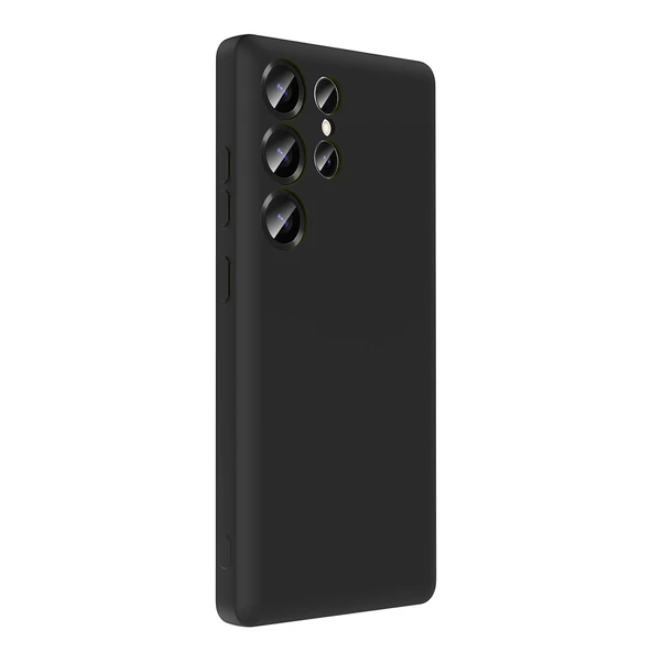 Samsung Galaxy S25 Ultra Kılıf Kamera Korumalı Kartlık Hazneli Vitra Kapak - Resim 6