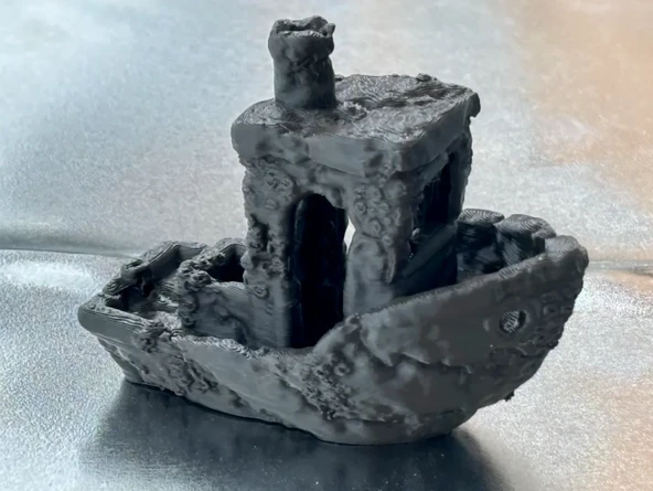 Batık Gemi Akvaryum Süsü Eski Benchy Gemi Figürü  Dekoratif Akvaryum Taşı Gemicik - 2