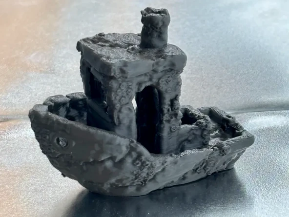Batık Gemi Akvaryum Süsü Eski Benchy Gemi Figürü  Dekoratif Akvaryum Taşı Gemicik - 1