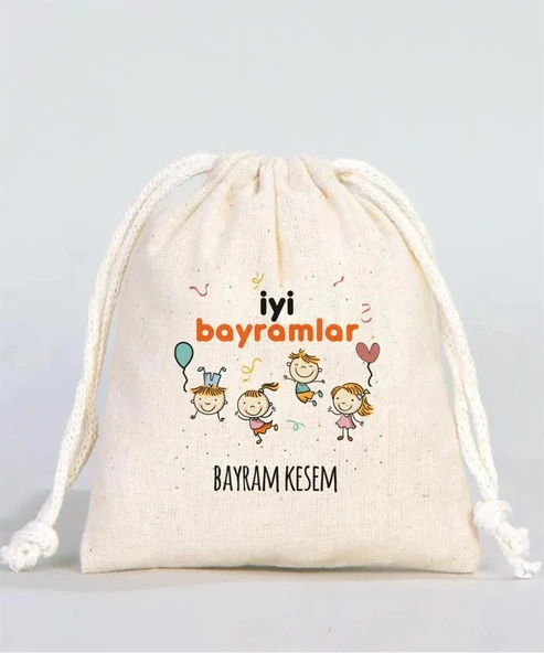 Bayram Kesem Baskılı Bayram Çocuk Para Kesesi - 1