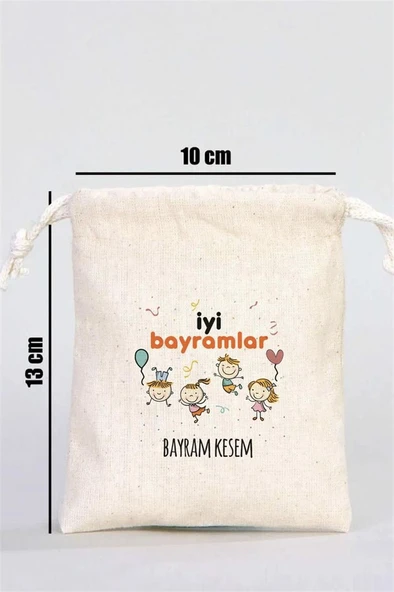 Bayram Kesem Baskılı Bayram Çocuk Para Kesesi - 3