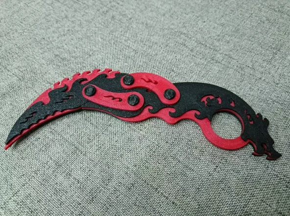 Ejderha Pençesi Şekilli Oyuncak Bıçak  Dekoratif Masaüstü Koleksiyonluk Hobi Ürünü Hediyelik