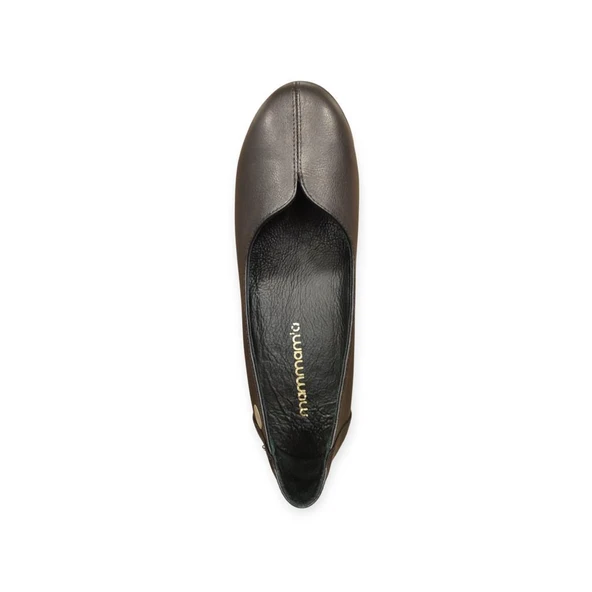 MAMMAMİA D25YA-7130 GİZLİ DOLGU YUMUŞAK DERİ KADIN AYAKKABI - Resim 5