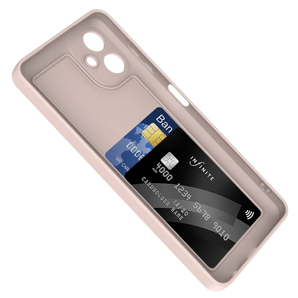 Samsung Galaxy A06 Kılıf Kamera Korumalı Kartlık Hazneli Vitra Kapak - Resim 7