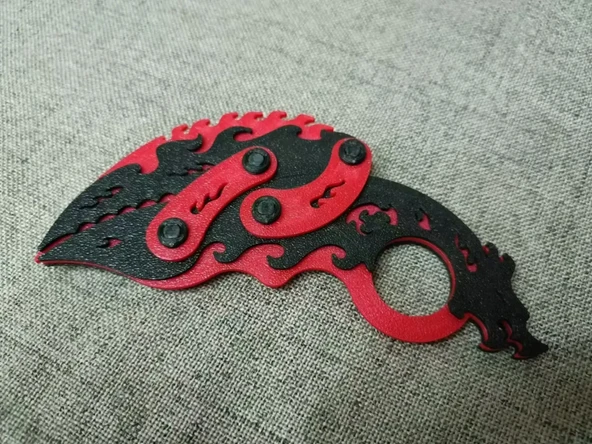 Ejderha Pençesi Şekilli Oyuncak Bıçak  Dekoratif Masaüstü Koleksiyonluk Hobi Ürünü Hediyelik - 2