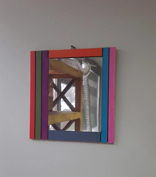 Bch Renkli, Tasarım Duvar Aynası ürün görseli 1