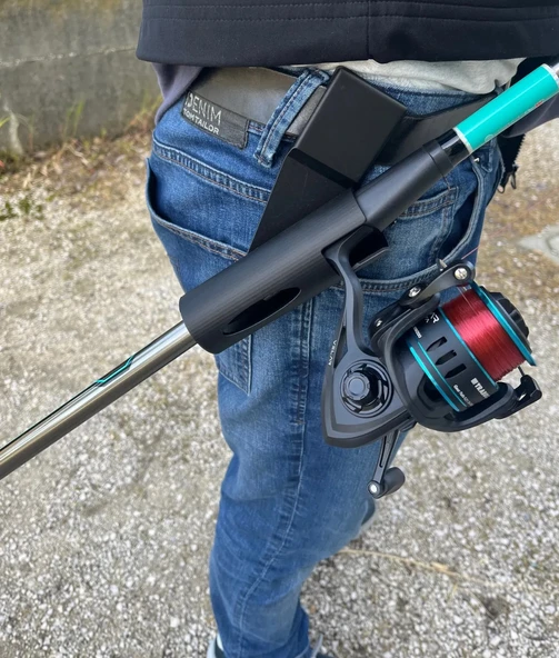 Olta Kamış Tutucu Kemer Askısı Balıkçı Bel Aparatı Elleri Serbest Bırakan Olta Taşıyıcı Kılıf