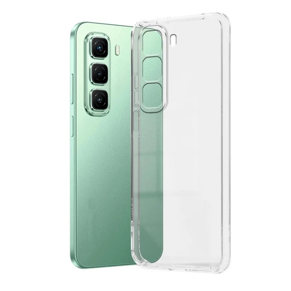 Infinix Hot 50 Pro Kılıf Silikon Şeffaf Kapak - 1