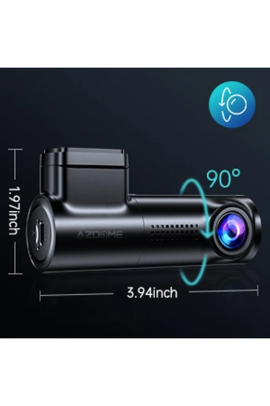 Azdome M330 Full HD Ön Araç Kamerası - 2