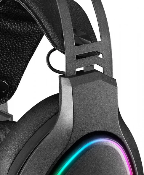 RAMPAGE RMX-G7 SNIPER SİYAH USB 7.1 RGB GAMING MİKROFONLU KULAKLIK RAMPAGE - 4