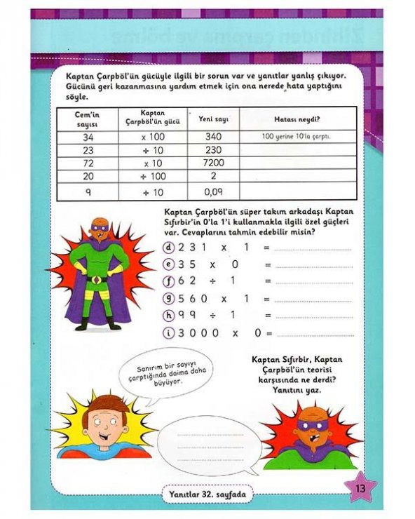 Çıkartmalarla Kolay Matematik 8 ve 9 Yaş İş Bankası - 3