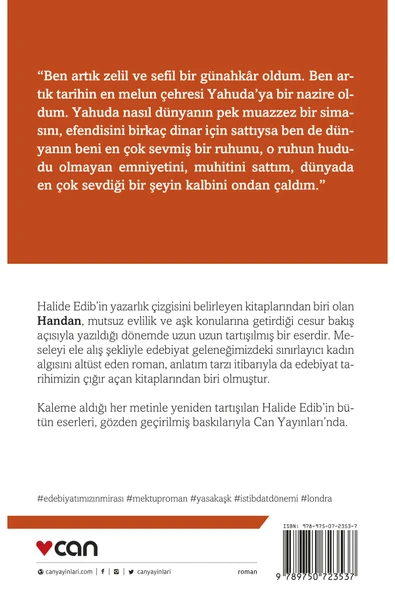 Handan / Halide Edib Adıvar - Resim 2