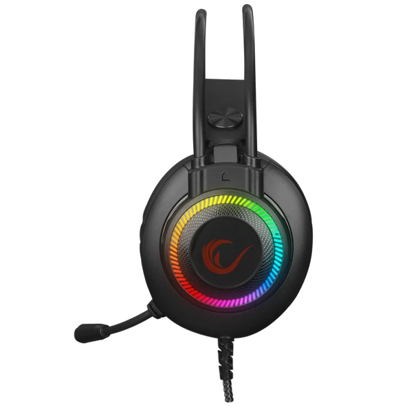 RAMPAGE RM-K27 X-JAMMER RAINBOW LEDLİ PC USB 3.5M PS4-XBOX-MOBILE GAMING OYUNCU MİKROFONLU KULAKLIK RAMPAGE - 4