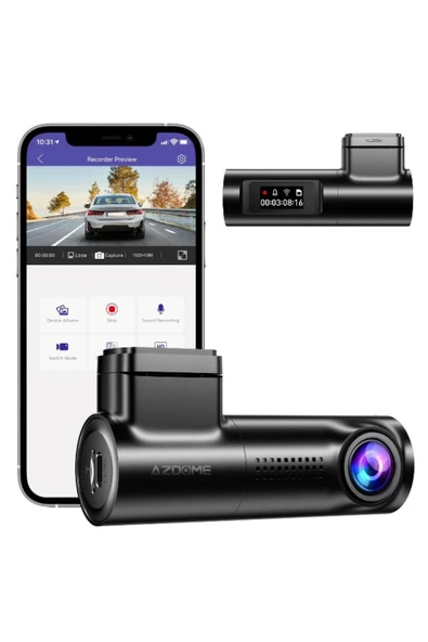 Azdome M330 Full HD Ön Araç Kamerası - 3
