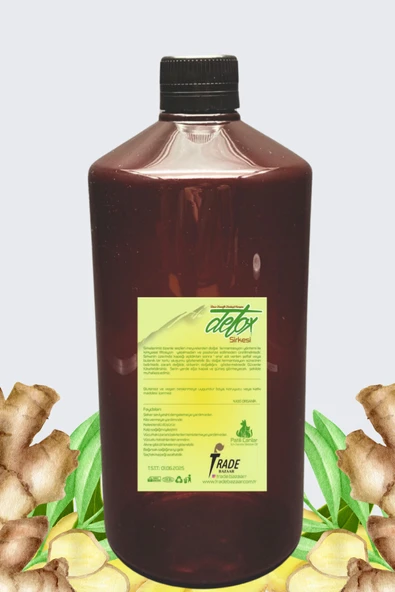 Ev Yapımı Detox Form Mix Prebiyotik Ödem Atmaya Ve Kilo Vermeye Yardımcı Zayıflama Detoks Sirkesi 1000 ml detox vinegar - Resim 4
