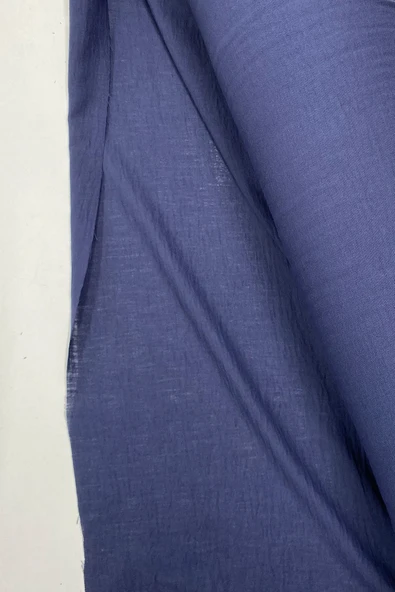 Keten Kumaş - Organik Kumaş - Perde Kumaşı - Ince Keten - Kıyafet Için Kumaş Örtü Lacivert 26 ürün görseli