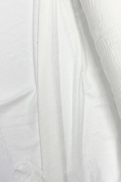 Keten Kumaş - Organik Kumaş - Perde Kumaşı - Ince Keten - Kıyafet Için Kumaş Örtü Beyaz 11 - Resim 2