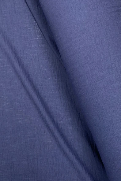 Keten Kumaş - Organik Kumaş - Perde Kumaşı - Ince Keten - Kıyafet Için Kumaş Örtü Lacivert 26 - Resim 2