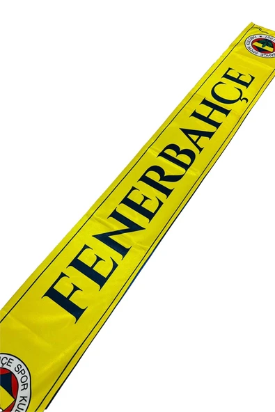 Fenerbahçe Orijinal Lisanslı Her Zaman Hep Seninleyiz Şal Atkı Kanarya Baskılı Ahşap Kutulu - 6
