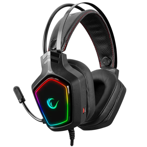 RAMPAGE X-RANGER SİYAH 7.1 SURROUND SOUND SYSTEM RGB LEDLİ MİKROFONLU OYUNCU KULAKLIĞI RAMPAGE - 2