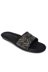 CEYO 9827-27 İNCE TABAN ORTOPEDİK TAŞ DETAYLI KADIN TERLİK - Resim 3