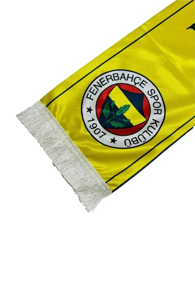 Fenerbahçe Orijinal Lisanslı Her Zaman Hep Seninleyiz Şal Atkı Kanarya Baskılı Ahşap Kutulu - 9