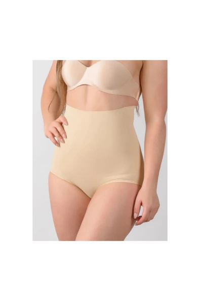 2 Beden İncelten İz Yapmayan Lazer Kesim Yüksek Bel Slip Korse ürün görseli