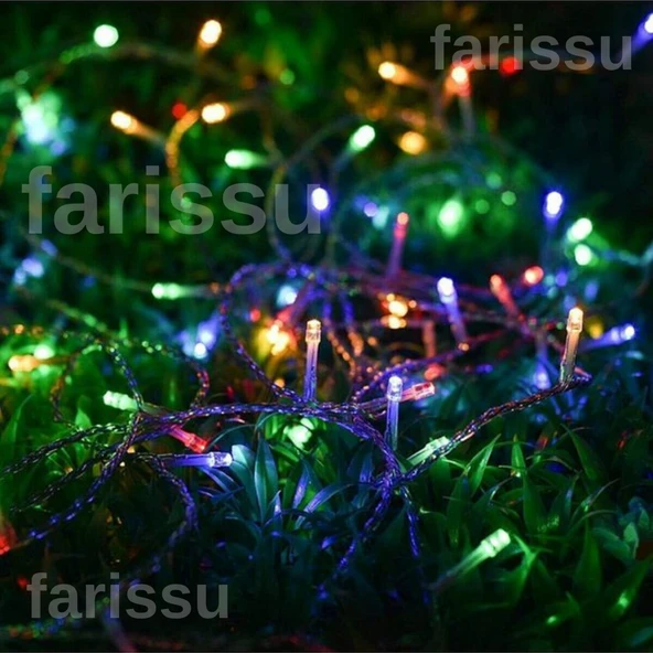 ALASKA 10 Metre RGB LED Peri Işıkları - 100 LED - 8 Fonksiyonlu (İç/Dış Mekan) - 3