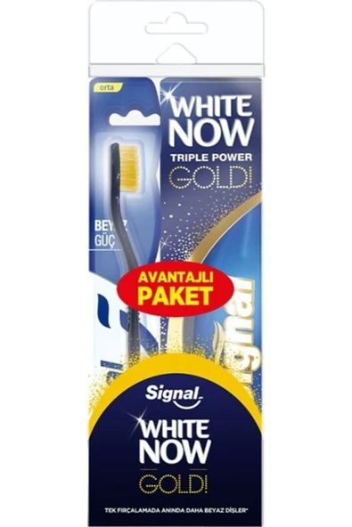 White Now Gold Diş Macunu 75 ml + Orta Fırça Set ürün görseli