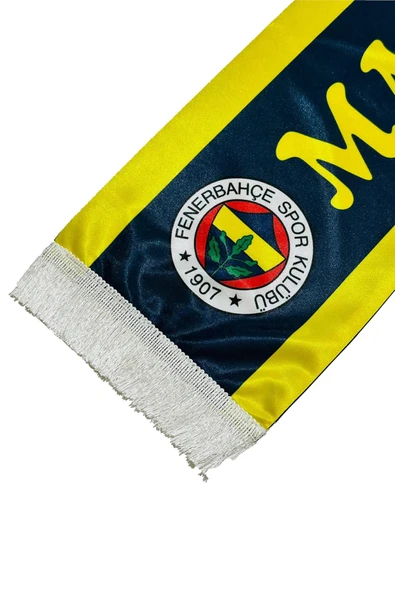 Fenerbahçe Orijinal Lisanslı Mazinde Bir tarih Yatar Saten Şal Atkı - 7