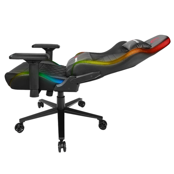 RAMPAGE KL-R19 MONCHER RGB AYDINLATMALI SİYAH OYUNCU KOLTUĞU RAMPAGE - 5