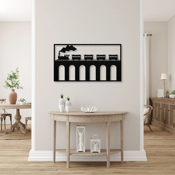 Tren Modern Ahşap dekoratif dekor tablo ürün görseli