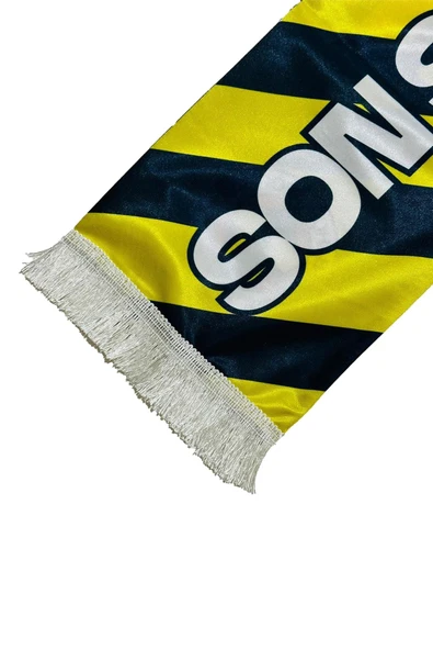 Fenerbahçe Orijinal Lisanslı Son Sözümüz Fenerbahçe Şal Atkı Kanarya Baskılı Ahşap Kutulu - 7