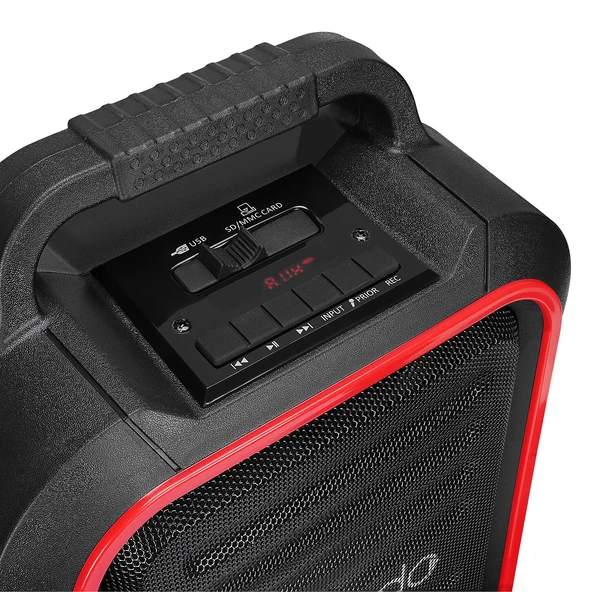 MİKADO MD-116BT 15W EL VE KAFA MİKROFONLU USB / SD BLUETOOTHLU TOPLANTI - PARTİ HOPARLÖR MİKADO - 4
