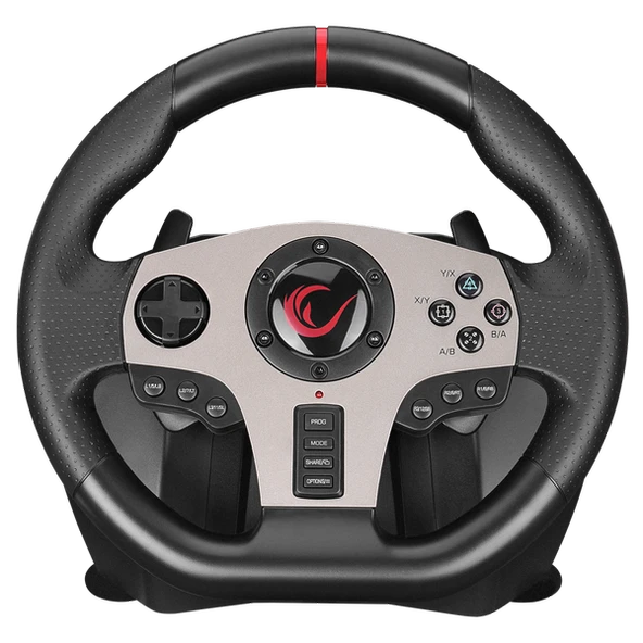 RAMPAGE V902 PS3 / PS4 / PC / XBOX ONE / XBOX 360 / SWITCH 3 PEDALLI - EL VİTESLİ GAMING OYUNCU DİREKSİYONU RAMPAGE - 2