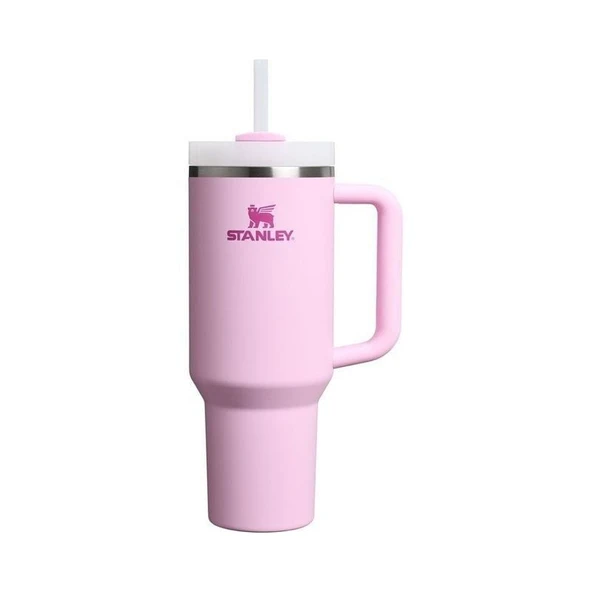 STANLEY QUENCHER 1.18 LİTRE PİPETLİ TERMOS PEMBE RENK - Resim 3