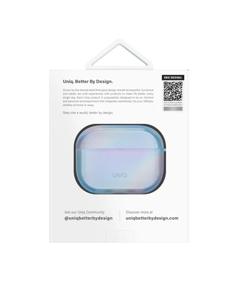 Airpods 4 (4.NESİL) Kılıf Holografik Renk Değiştiren Kablosuz Şarj Destekli Anti-Watermark - 10