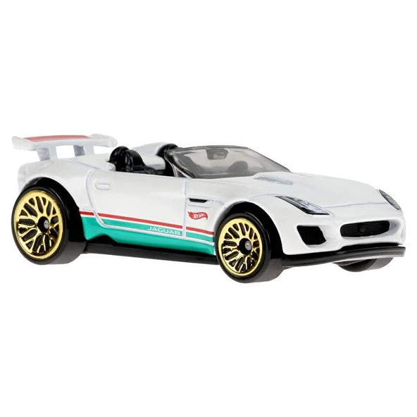 Hot Wheels Tekli Arabalar 15 Jaguar F-Type Project 7 HTC16 - Resim 3
