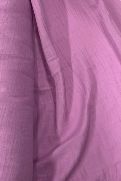 Çok Amaçlı Müslin Pamuklu Bebek Örtü ve Battaniye Kumaşı Müslin Bez Leylak - Resim 2