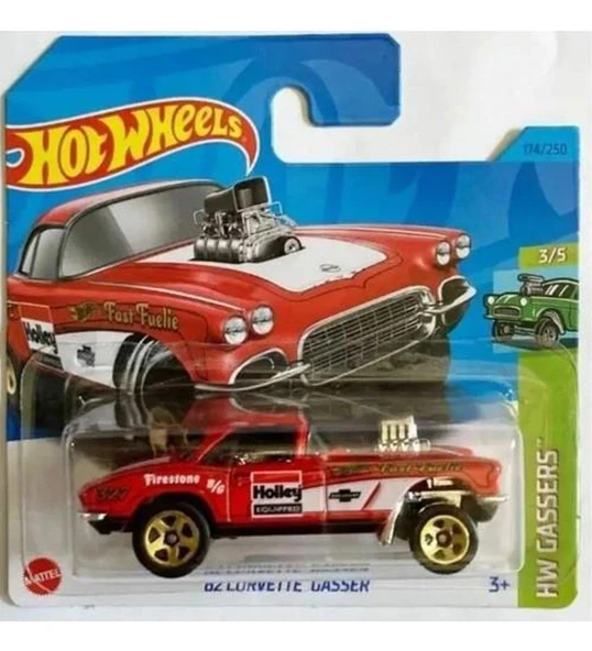 Hot Wheels Tekli Arabalar 62 Corvette Gasser HKH64 ürün görseli