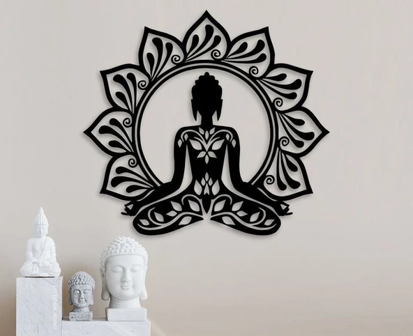 Yoga Motivasyon Tasarımlı Dekoratif dekor tablo ürün görseli