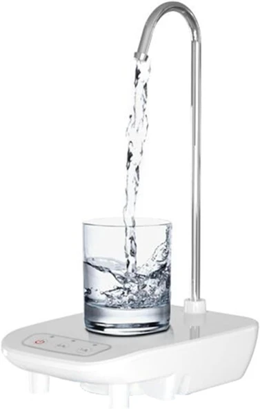 Pepisky Elektrikli Su Sebili Kablosuz Taşınabilir Elektrikli Otomatik Su Pompası Kova Şişe Dağıtıcı USB Su Pompası Beyaz ürün görseli