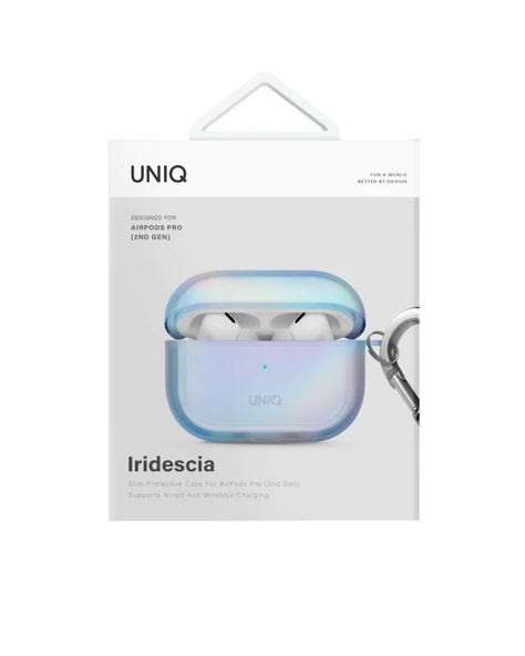 Airpods 4 (4.NESİL) Kılıf Holografik Renk Değiştiren Kablosuz Şarj Destekli Anti-Watermark - 9