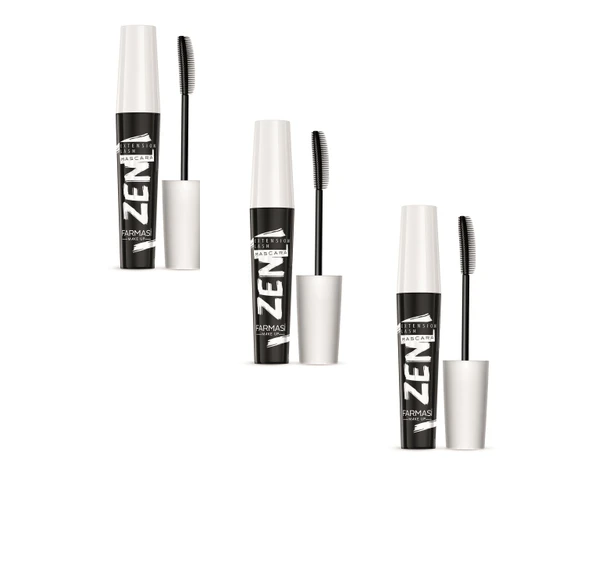 Farmasi Zen Extension Lash Mascara - 3 Adet - 1